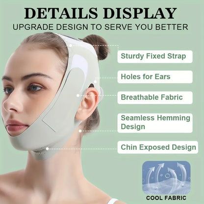 V-Line Face Shaper Bandage - Reusable Chin & Cheek Lift Strap for Youthful Skin Care