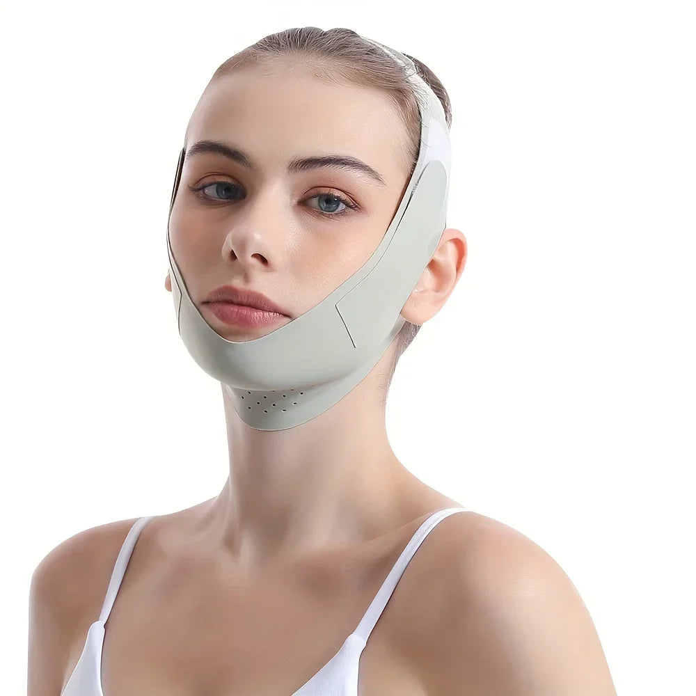 V-Line Face Shaper Bandage - Reusable Chin & Cheek Lift Strap for Youthful Skin Care